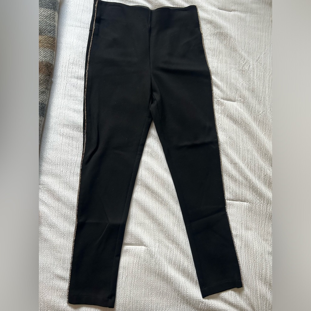 Crystal trim leggings